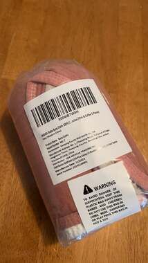 MIGIOL Baby Burp Cloths - Pink & Coffee 5-Pack, 100% Cotton